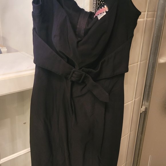 Black Jessica Dress Medium Pin Up Couture - Picture 2 of 2